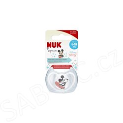 Nuk dudlík SPACE Mickey 6-18m Silikon S1 SI EU/DE
