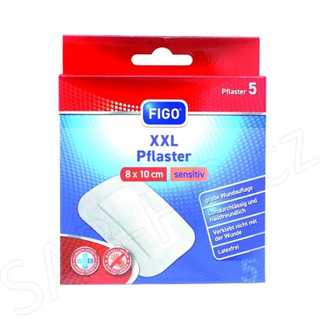 Náplast 5ks XXL 8x10cm Sensitive Fiugo