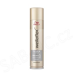 Wellaflex lak na vlasy 5 Shine Hold 250ml