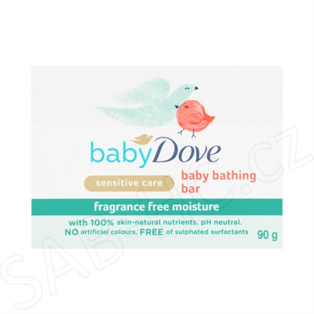 Dove Baby mýdlo 90g sensitive fragnance free moisture