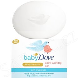 Dove Baby mýdlo 90g sensitive rich moisture modré