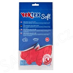 Rukavice gumové Vektex XL s bavl.výstelkou CE