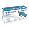 Rukavice nitril S 100ks jednoráz bezpudr V-R vel.7
