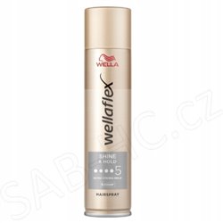 Wellaflex lak vlasy 5 Shine Hold 250ml