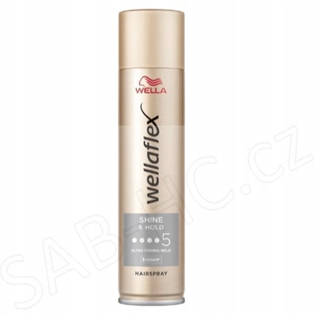 Wellaflex lak vlasy 5 Shine Hold 250ml