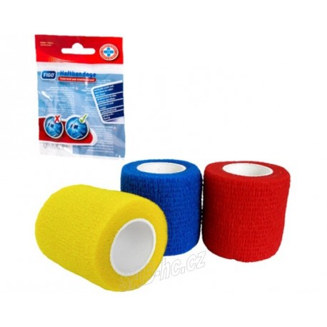 Bandáž náplast elastická 5cmx4m samodržící Figo