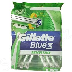 Gillette blue3 12ks Sensitive holítka men