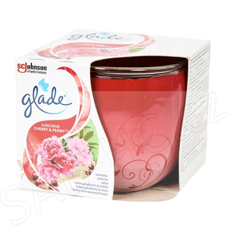 Glade svíčka 108g cherry a Peony