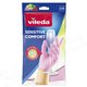 Rukavice gumové Vileda sensitive vel.8 / L