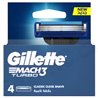 Gillette MACH 3 Turbo - náhradní hlavice 4x
