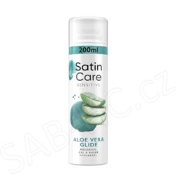 Gillette Satin GEL sensitive 200ml Aloe vera new