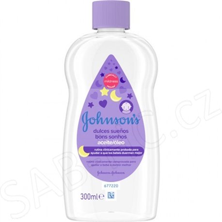 Johnsons baby tŘlově olej 300ml origin&nbsp;l fialově dŘtsk‚