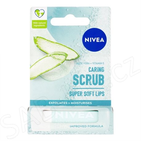 Labello balz&nbsp;m na rty Aloe Vera SCRUB 4,8m