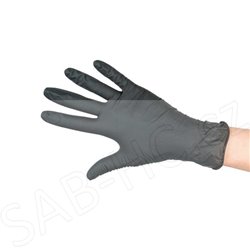 Rukavice Nitril BLACK L 100ks nepudr. V-R vel.9