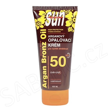Vivaco SUN kr‚m tuba 100ml F50 Argan bronze