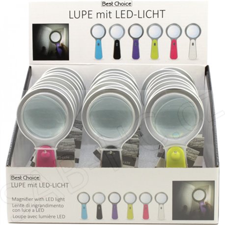 Lupa s LED světlem 15cm