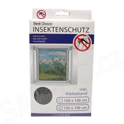 Sít okenní proti hmyzu 150x130cm černá Best Choice