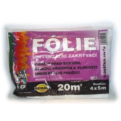 Fólie zakrývací 20m2 4x5m 7my BAL