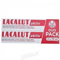 Lacalut AKTIV zubní pasta 2x75ml