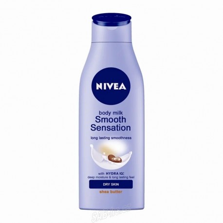 Nivea tělové mléko 400ml Smooth 72h Shea Butter