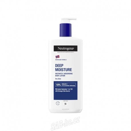 Neutrogena těl.mléko 400ml Deep Moisture Dry pumpa