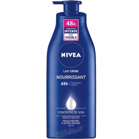 Nivea tělové mléko 400ml pump 5v1 dry