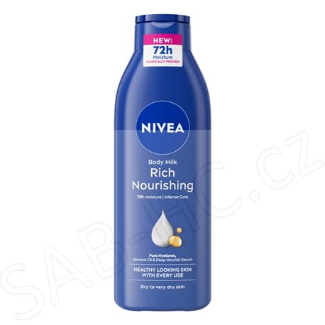 Nivea tělové mléko 250ml Dry 48h