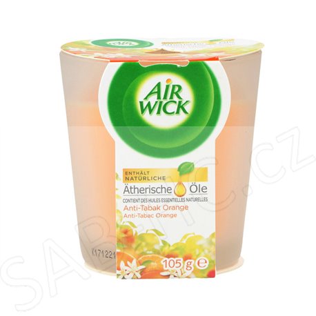 Airwick svíčka 105g Pomeranč antitabák