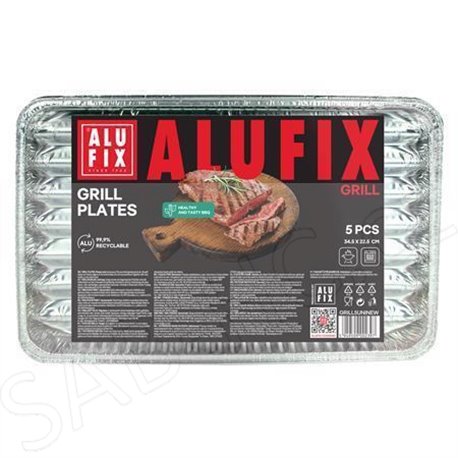 Hliníkové misky na gril 5ks 34,5x22,5cm Alufix