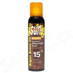 Vivaco SUN suchý olej sprej 150ml OF15 Argan bronz oil